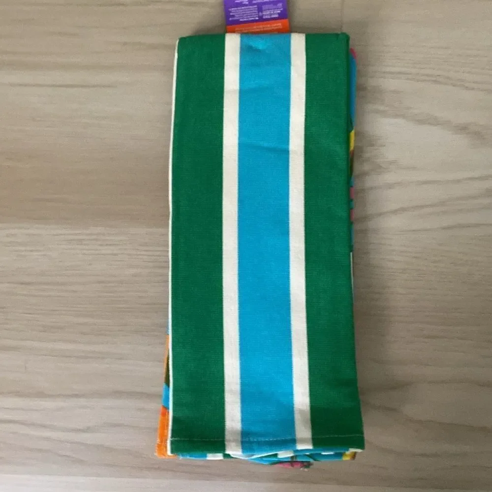 Target Tabitha Brown Vibrant Fruit and Blocked Striped Kitchen Hand towels